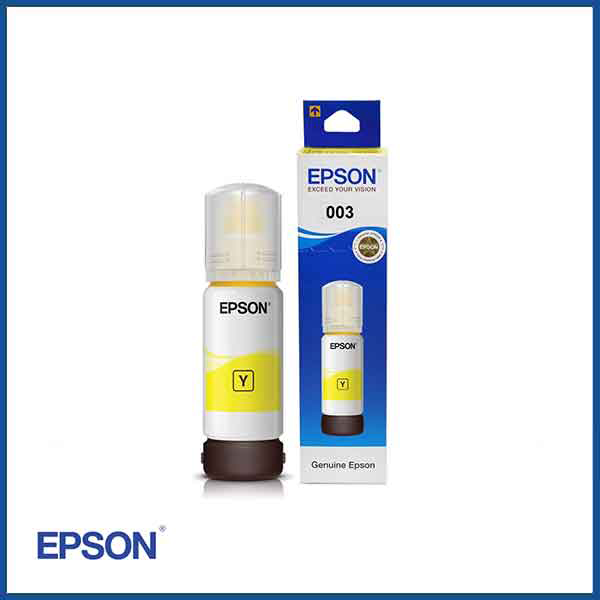 Epson 003 65ML Ink Bottle (Yellow)