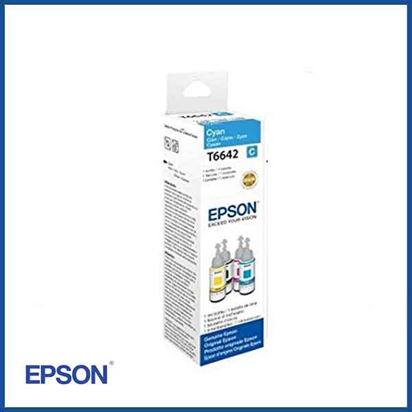 Epson T6642 Cyan Ink Bottle Cartridge