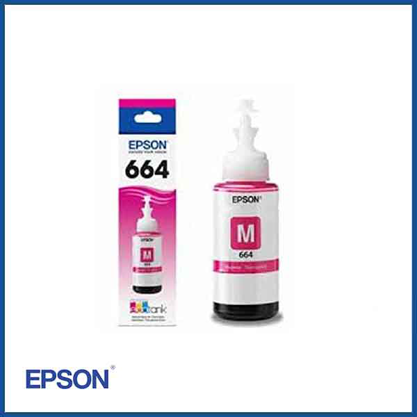  Epson T6643 Magenta Ink Bottle Cartridge