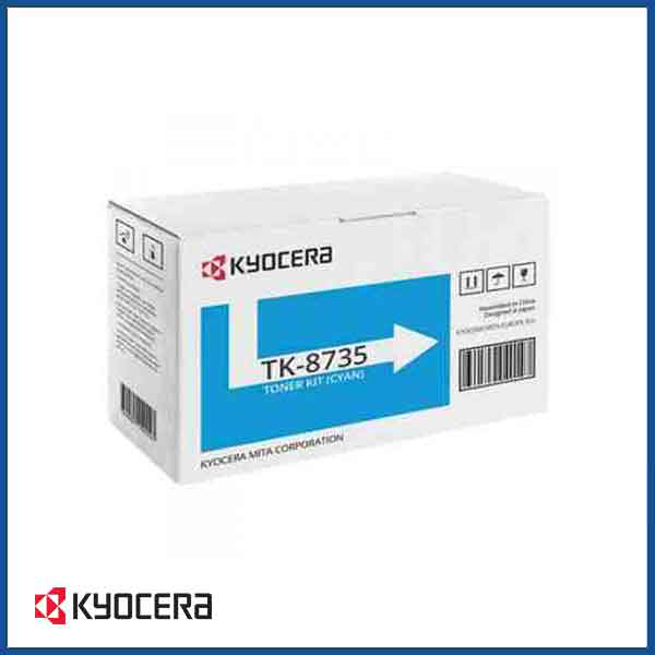  Kyocera TK-8735 Cyan Toner (1T02XNCNL0)