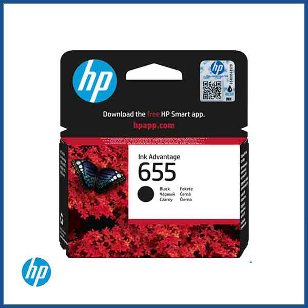  HP 655 Black Ink Cartridge