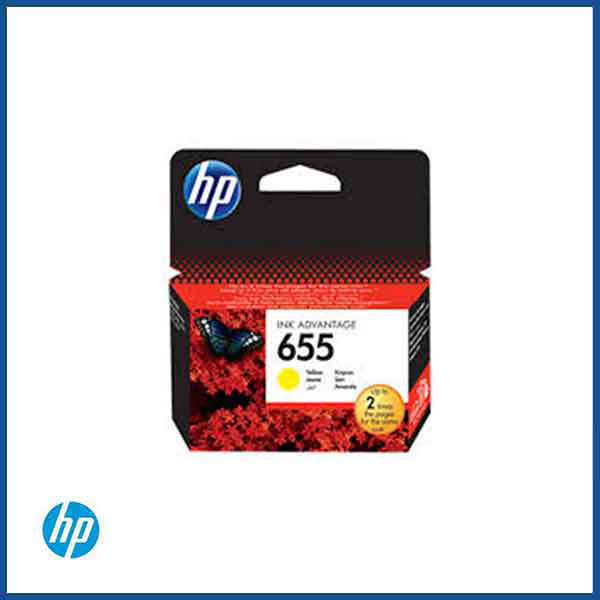 HP 655 Yellow Ink Cartridge