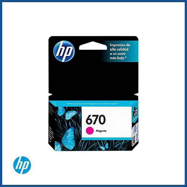 HP 670 Magenta Ink Cartridge