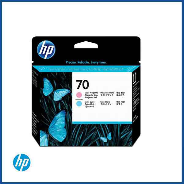 HP 70 Light Magenta & Light Cyan DesignJet Printhead (C9405A)