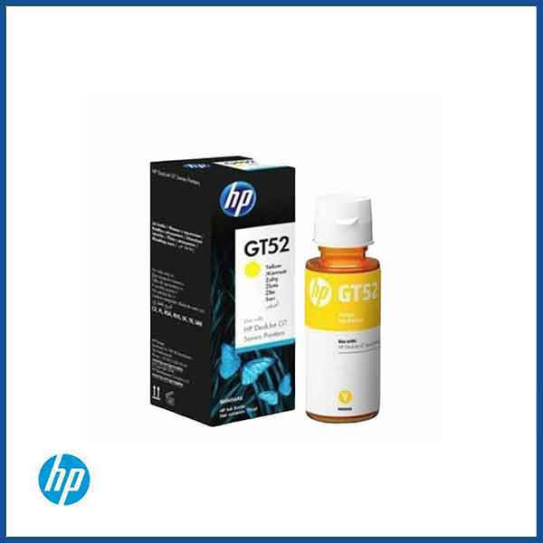 HP GT52 Yellow Ink Cartridge 