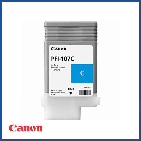 Canon PFI-107 Cyan Cartridge