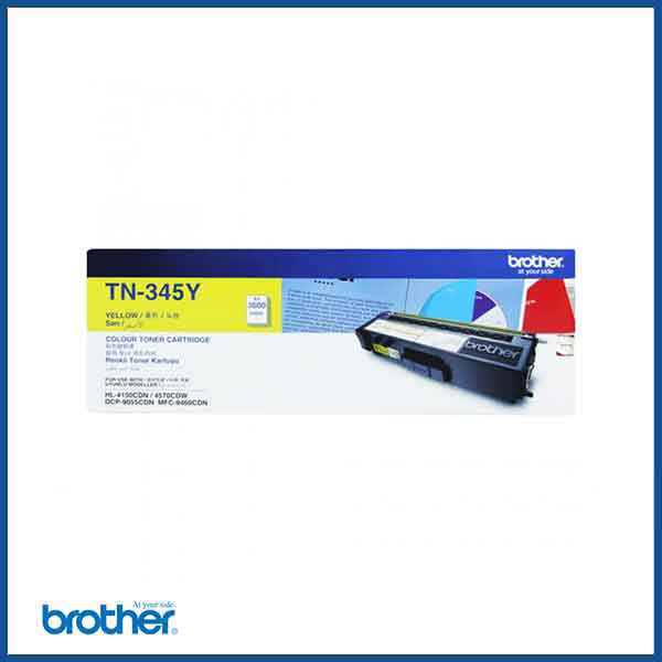 Brother TN345 Yellow Toner Cartridge