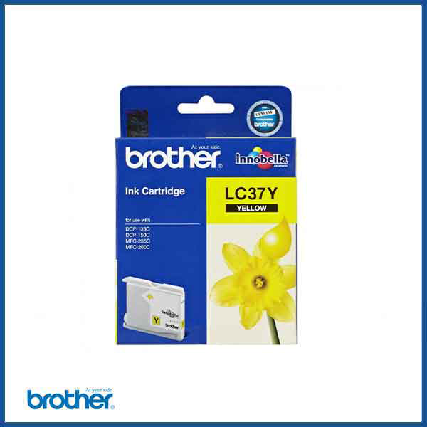 Brother LC37 Yellow Ink Cartridge (LC37Y) 