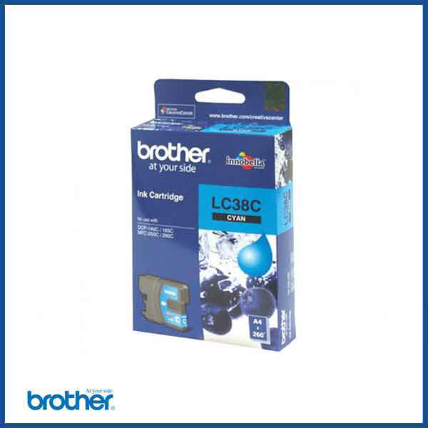 Brother LC38 Cyan Ink Cartridge (LC38CN)