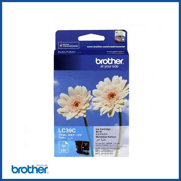 Brother LC39 Cyan Ink Cartridge (LC39C)