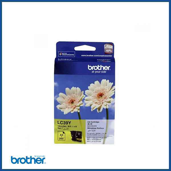 Brother LC39 Yellow Ink Cartridge (LC39YW)