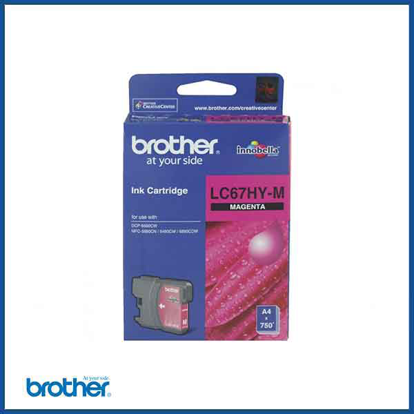  Brother LC 67 Ink Cartridge in Magenta (model code: LC67M)