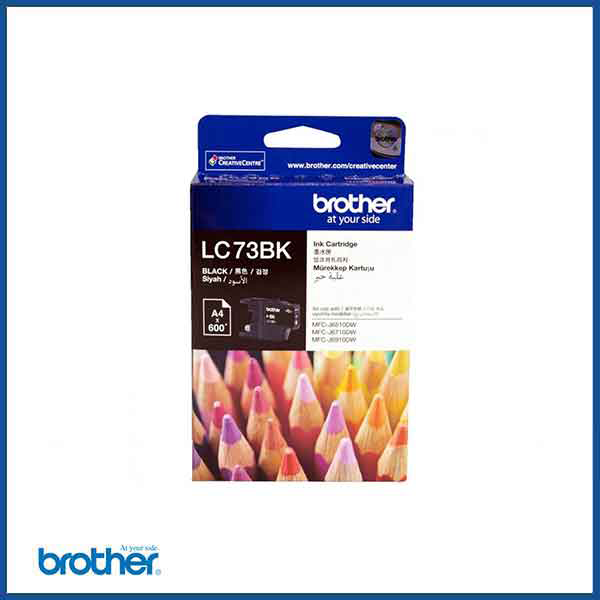  Brother LC 73 Ink Cartridge in Black (model code: LC73BK)