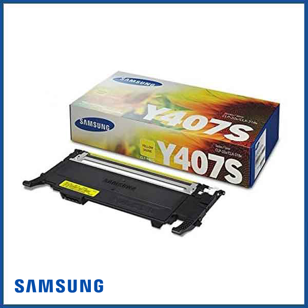 Samsung CLT-C407S Yellow Toner Cartridge