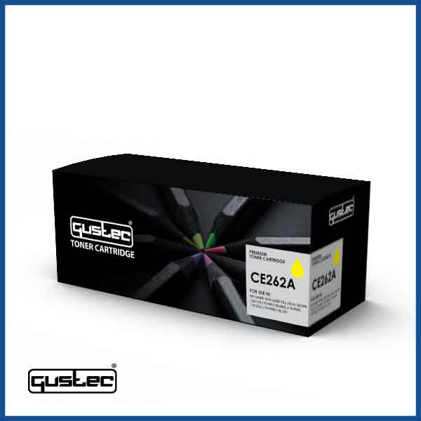 GUSTEC CE 647A (CE 262A) Yellow Compatible Toner  in Qatar